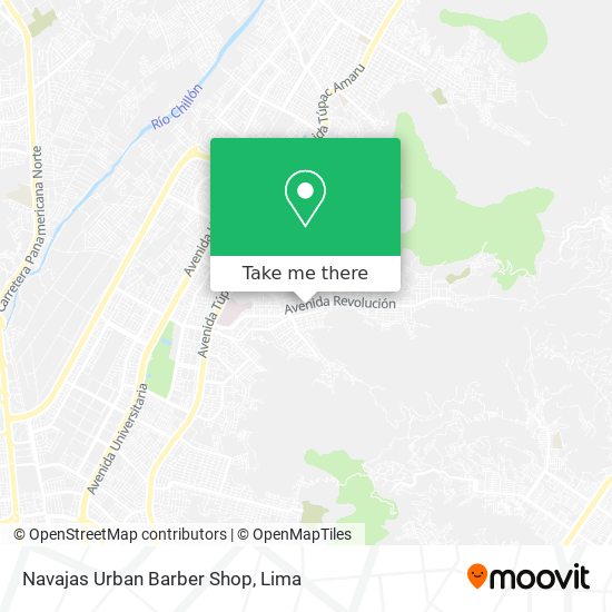 Mapa de Navajas Urban Barber Shop