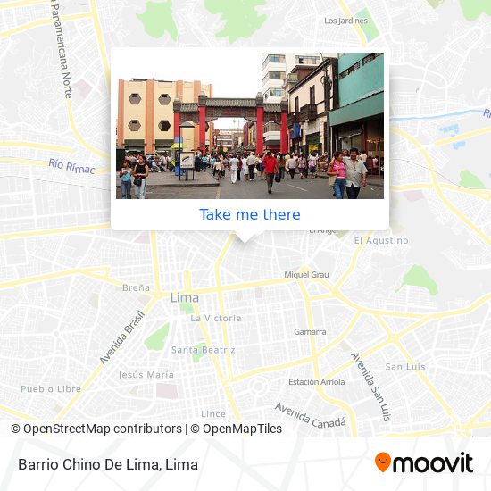Barrio Chino De Lima map