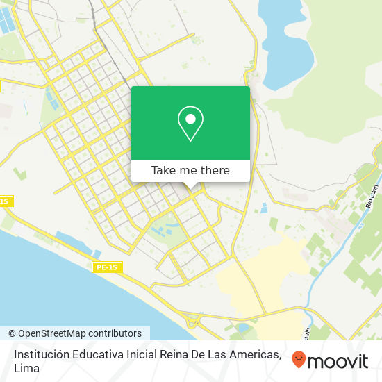 Institución Educativa Inicial Reina De Las Americas map