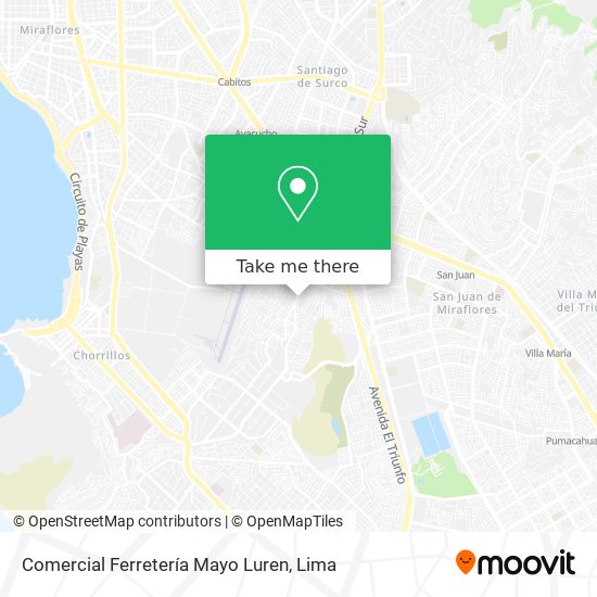 Comercial Ferretería Mayo Luren map