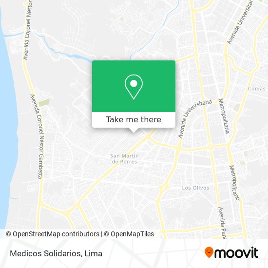 Mapa de Medicos Solidarios