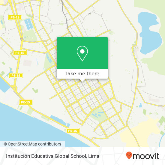 Institución Educativa Global School map