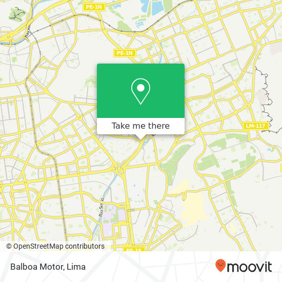 Balboa Motor map