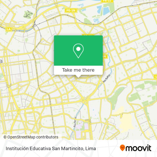 Institución Educativa San Martincito map