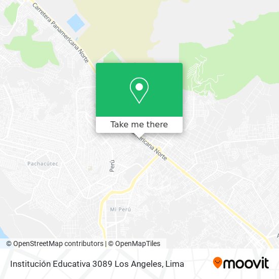 Institución Educativa 3089 Los Angeles map