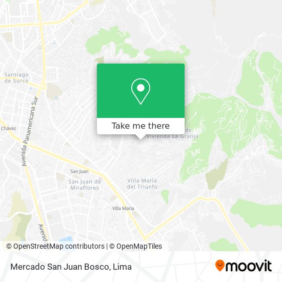 Mapa de Mercado San Juan Bosco