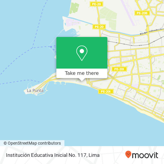 Institución Educativa Inicial No. 117 map