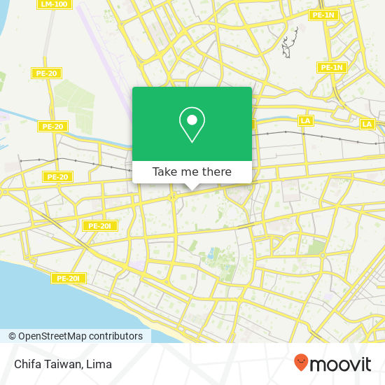 Chifa Taiwan map