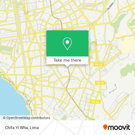 Chifa Yi Wha map