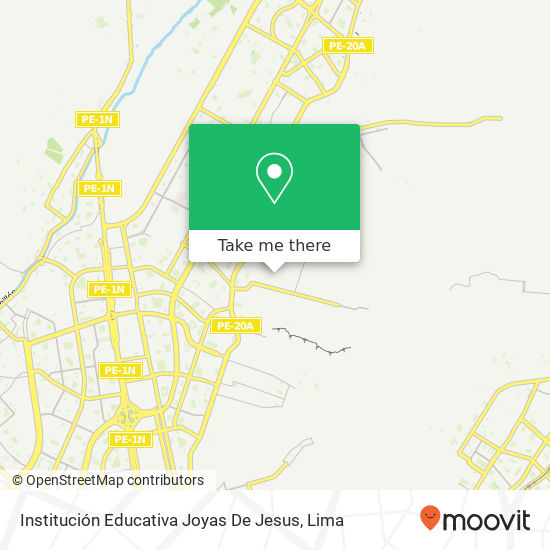 Mapa de Institución Educativa Joyas De Jesus