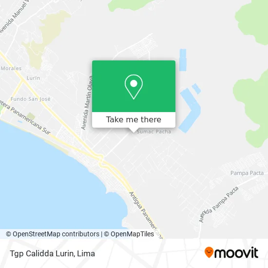 Tgp Calidda Lurin map