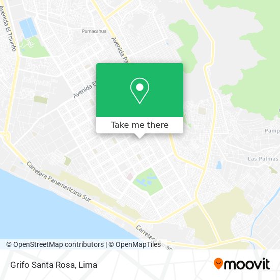 Grifo Santa Rosa map
