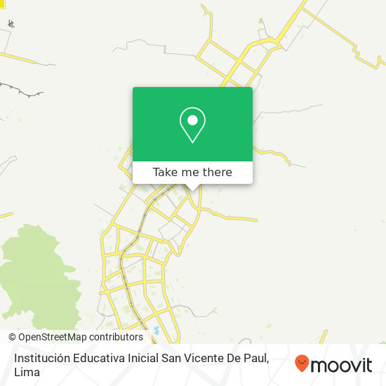 Institución Educativa Inicial San Vicente De Paul map