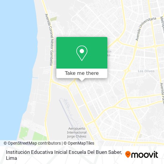 Institución Educativa Inicial Escuela Del Buen Saber map