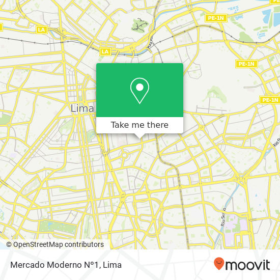 Mercado Moderno Nº1 map