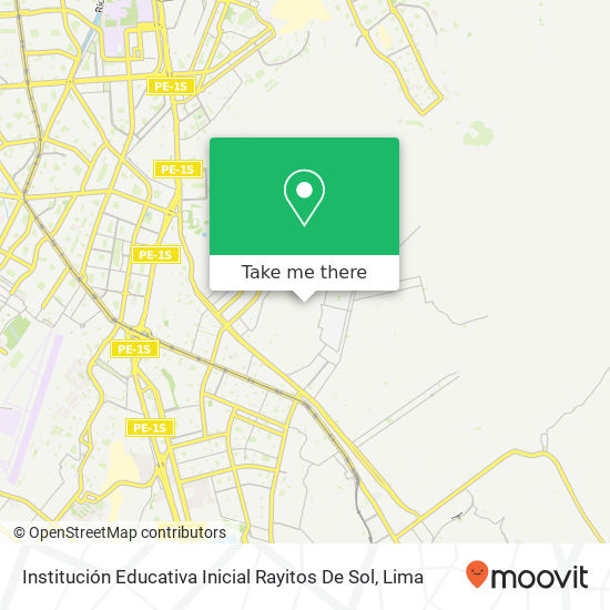 Institución Educativa Inicial Rayitos De Sol map