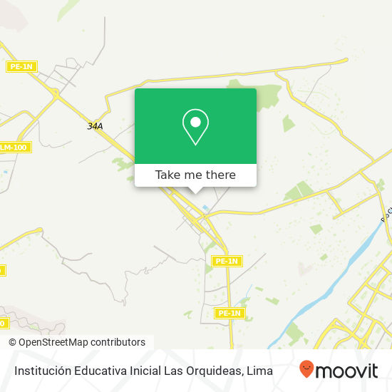 Institución Educativa Inicial Las Orquideas map