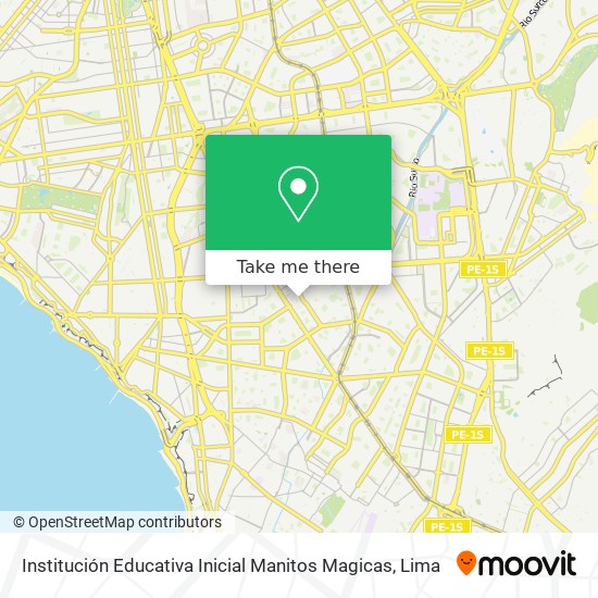 Institución Educativa Inicial Manitos Magicas map