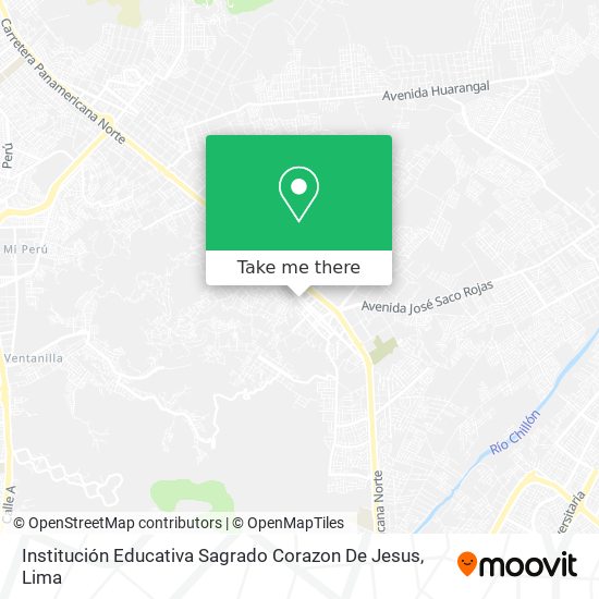 Mapa de Institución Educativa Sagrado Corazon De Jesus