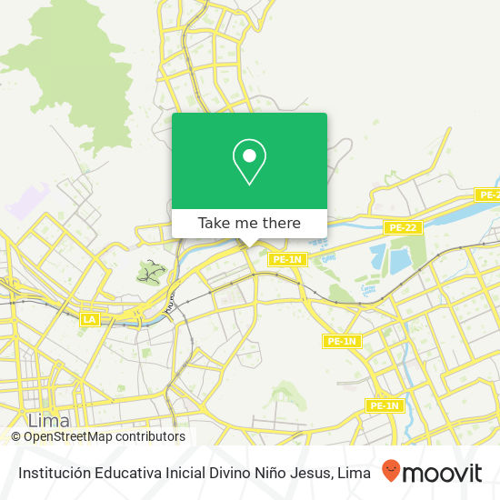 Institución Educativa Inicial Divino Niño Jesus map