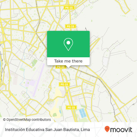 Institución Educativa San Juan Bautista map