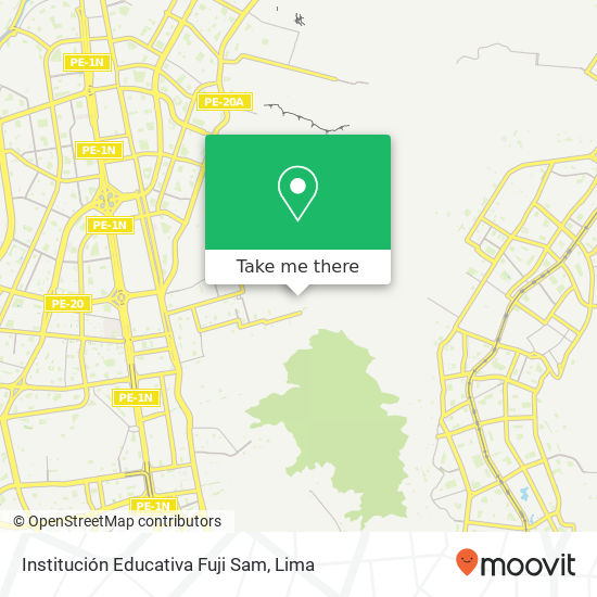 Institución Educativa Fuji Sam map