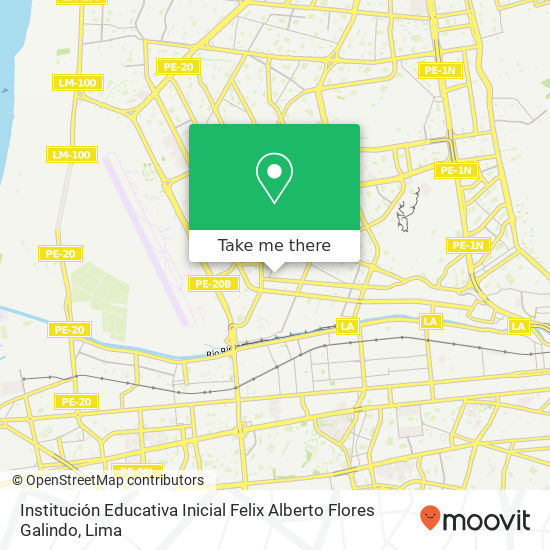Institución Educativa Inicial Felix Alberto Flores Galindo map