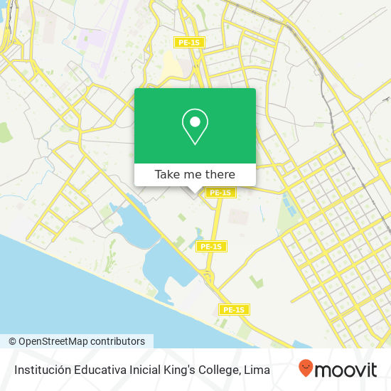 Institución Educativa Inicial King's College map