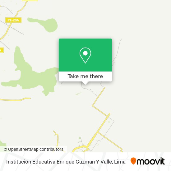 Mapa de Institución Educativa Enrique Guzman Y Valle
