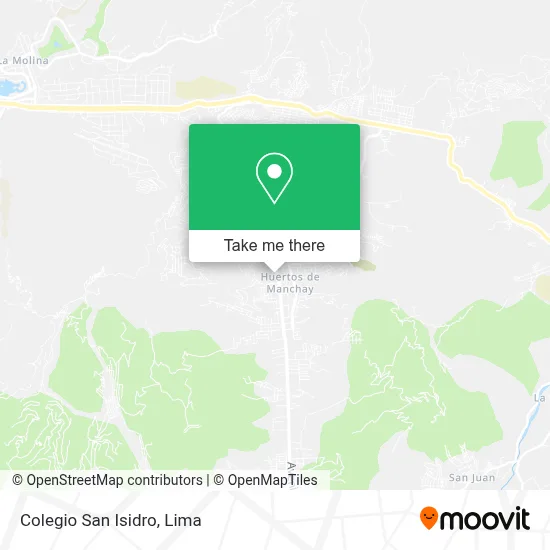 Colegio San Isidro map