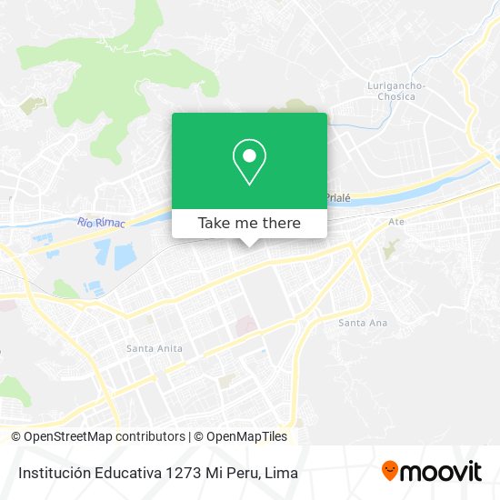 Mapa de Institución Educativa 1273 Mi Peru