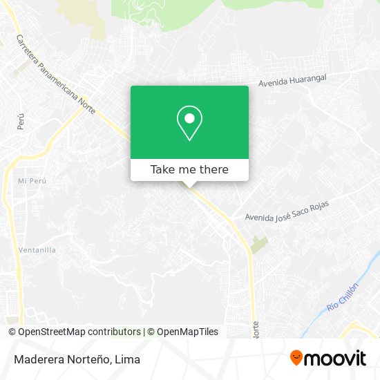 Maderera Norteño map