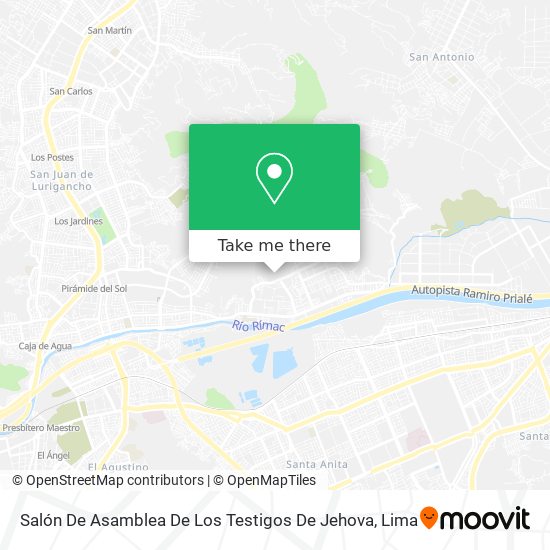 Mapa de Salón De Asamblea De Los Testigos De Jehova