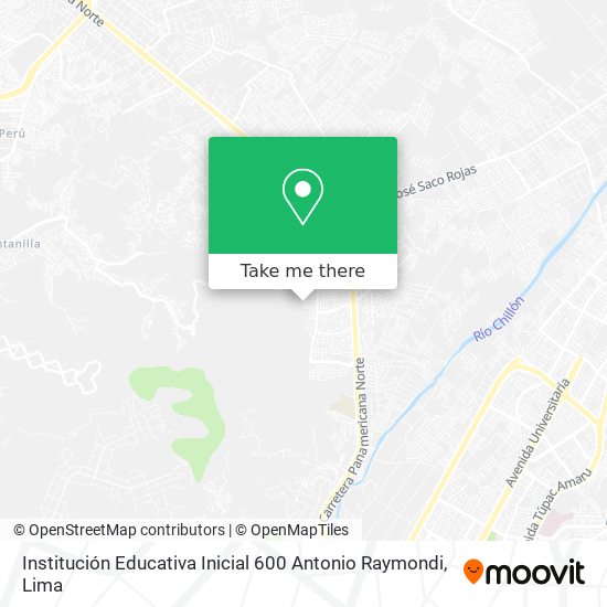 Institución Educativa Inicial 600 Antonio Raymondi map