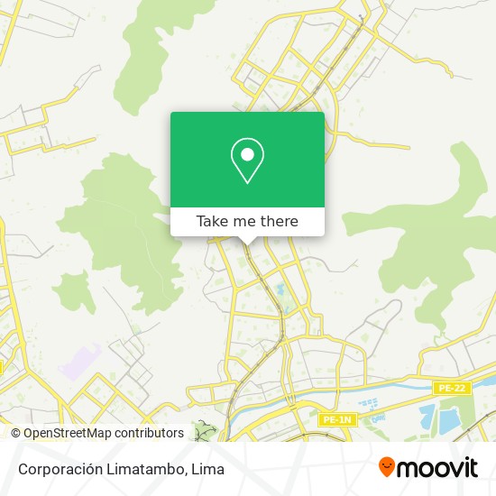 Corporación Limatambo map