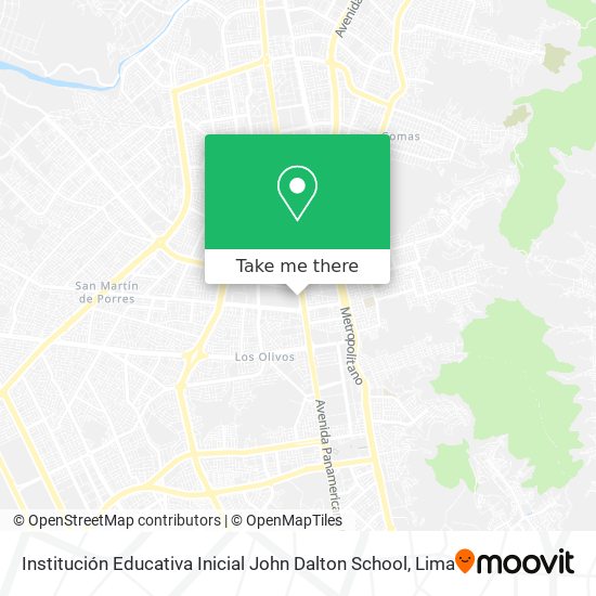 Institución Educativa Inicial John Dalton School map