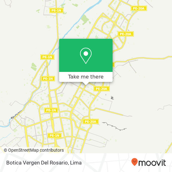 Botica Vergen Del Rosario map