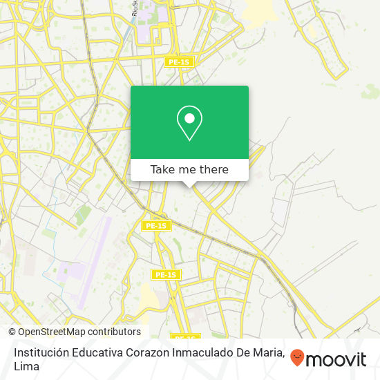 Institución Educativa Corazon Inmaculado De Maria map