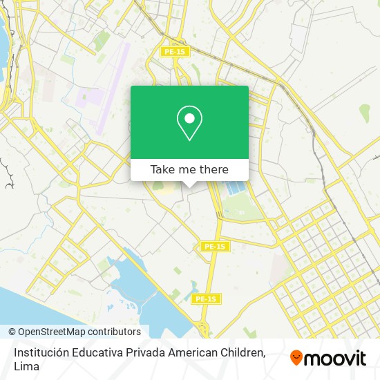 Institución Educativa Privada American Children map