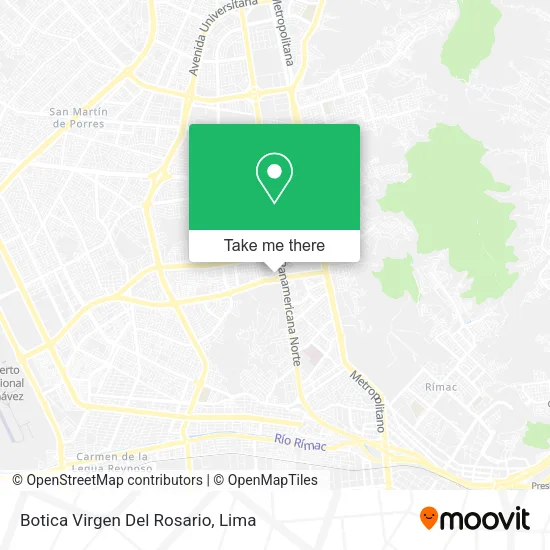 Mapa de Botica Virgen Del Rosario