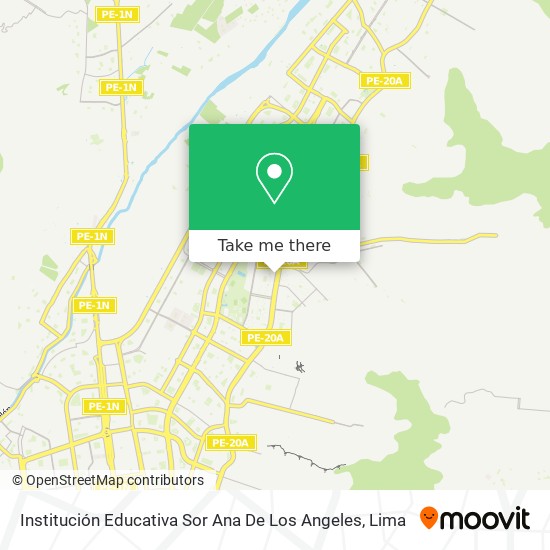 Mapa de Institución Educativa Sor Ana De Los Angeles