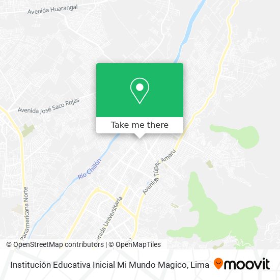 Mapa de Institución Educativa Inicial Mi Mundo Magico
