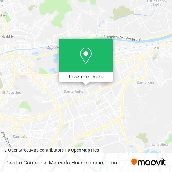 Centro Comercial Mercado Huarochirano map