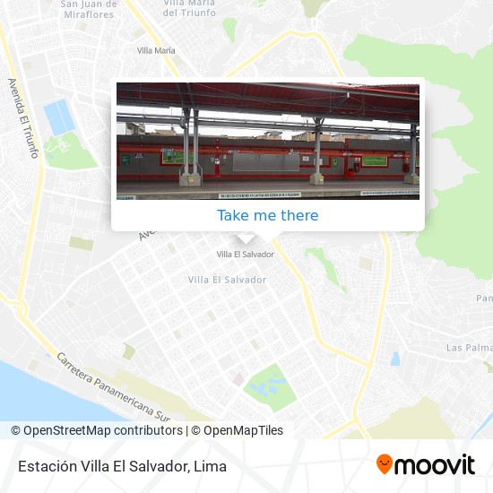 Estación Villa El Salvador map