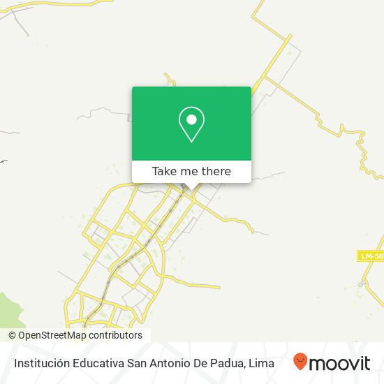 Mapa de Institución Educativa San Antonio De Padua