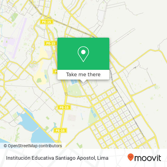 Institución Educativa Santiago Apostol map