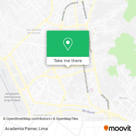 Mapa de Academia Pamer