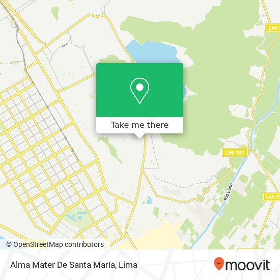 Alma Mater De Santa María map
