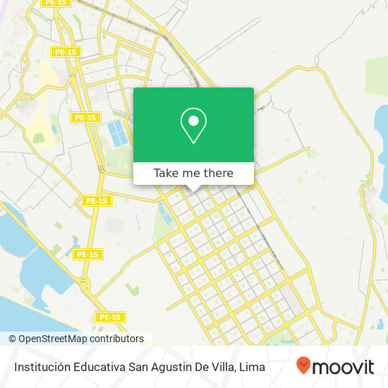 Mapa de Institución Educativa San Agustin De Villa