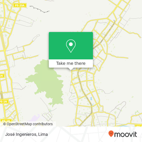 José Ingenieros map